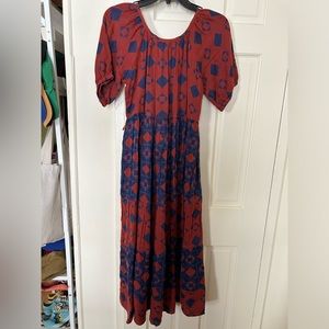 New without tags Ace & Jig blue and red dress.